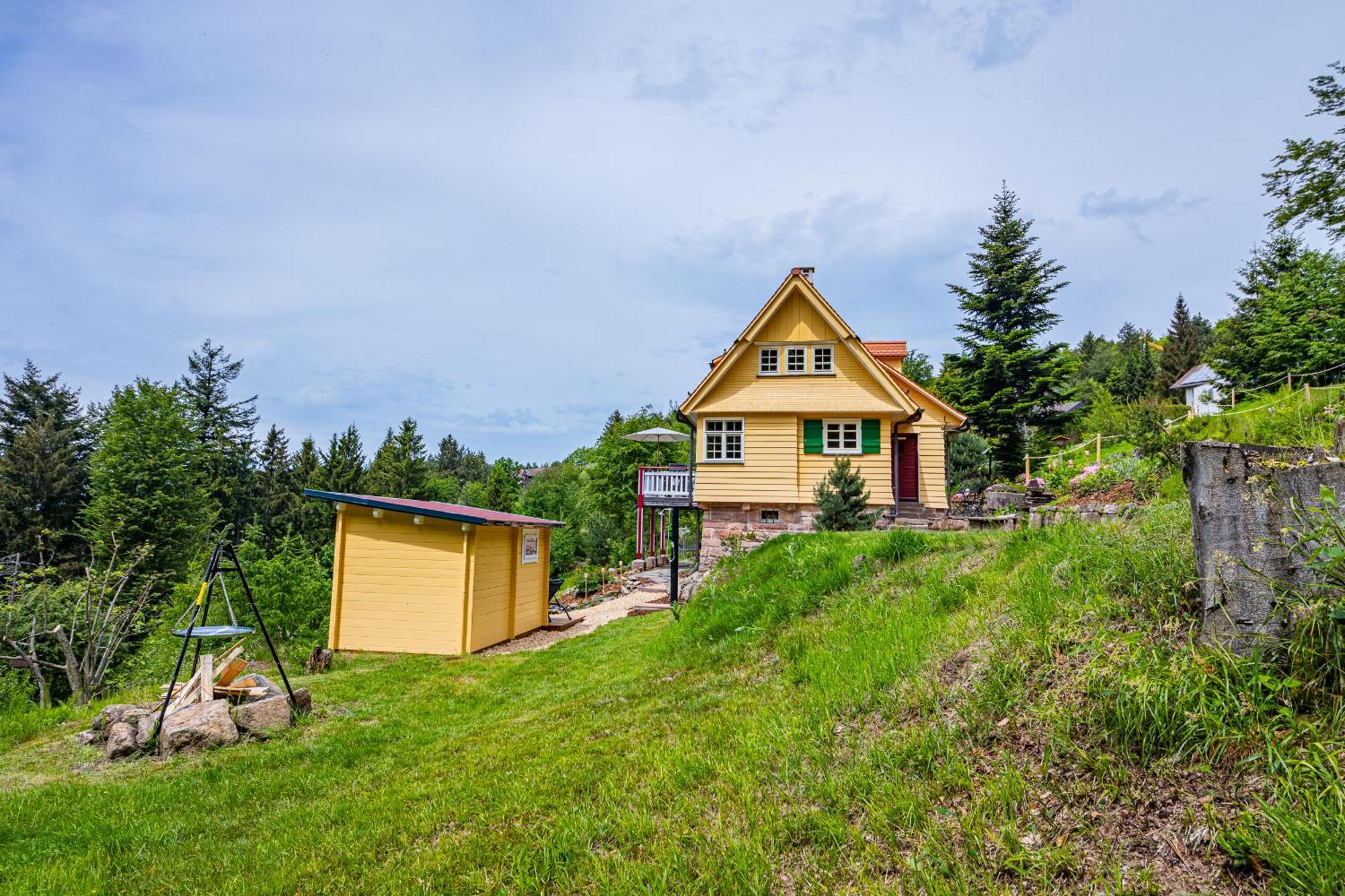 Sonnenhaeusle - Natur. Fernblick. Panorama-Sauna. Sasbachwalden Ngoại thất bức ảnh