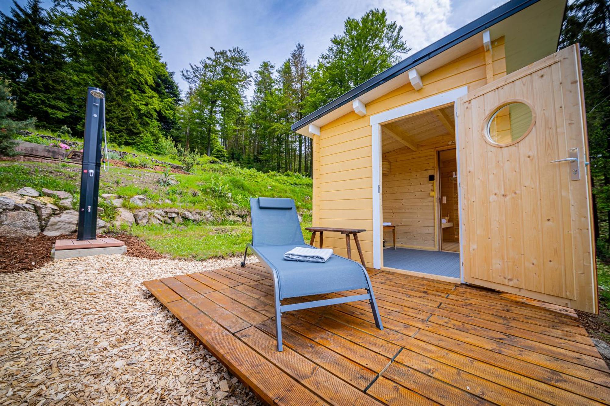 Sonnenhaeusle - Natur. Fernblick. Panorama-Sauna. Sasbachwalden Ngoại thất bức ảnh